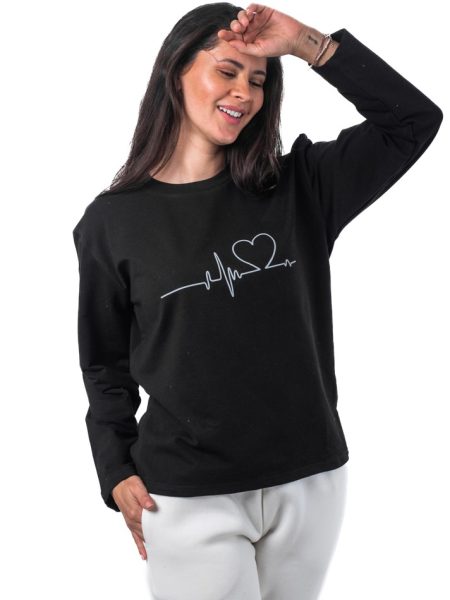 oversized black tshirt for women