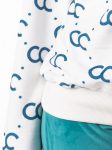 pattern pajama set White & Green