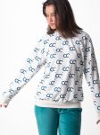 pattern pajama set White & Green