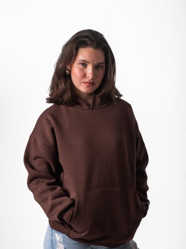 dark brown hoodie for women