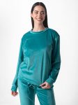 women pajama aqua green