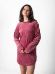 short lounge dress dusty pink