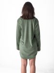 short lounge dress army green