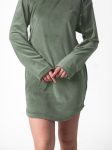 short lounge dress army green