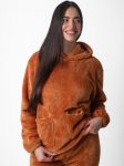 Teddy pajama set rusty brown