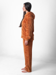 Teddy pajama set rusty brown