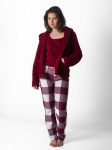 Teddy pajama set Burgundy