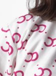 pattern pajama set Burgundy