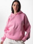 oversized pink hoodie