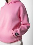 oversized pink hoodie