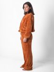 Teddy pajama set rusty brown
