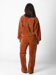 Teddy pajama set rusty brown