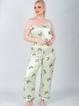 satin pajama shorts ( mint green )