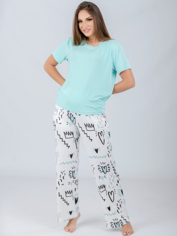 Mix Pajama Set Mint