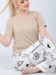 Mix Pajama Set Tawny Brown