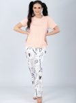 Mix Pajama Set Peach