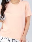Mix Pajama Set Peach