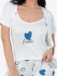 blue pajama set for women