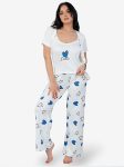 blue pajama set for women