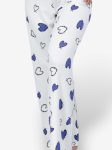 Heart Pajama Set Purple