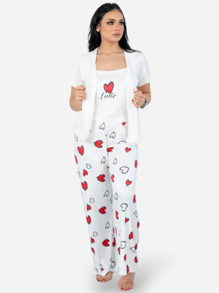 Mix Pajama Set Red