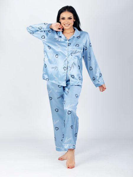 long sleeve pyjama Blue