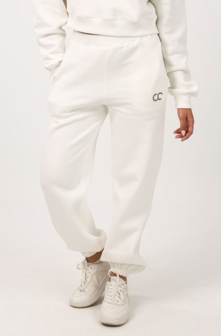 Shechick  Iconic White Sweatpants