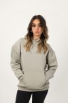SheChick Iconic Sliver Grey Over Sized Hoodie