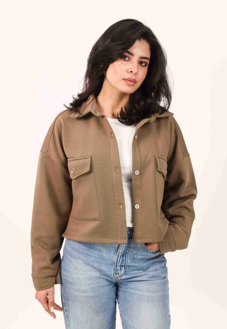 Shechick  Cardone Cafe Crop Shirt